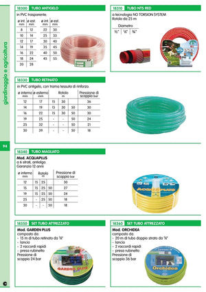 1 pz tubo retinato 14x19 mm rotolo 15 m cod:ferx.24267