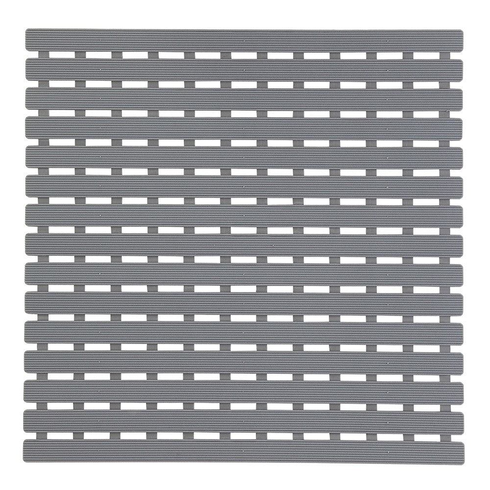 Tappeto per Doccia Antiscivolo 54 x 54 Grigio con Gommini Antiscivolo