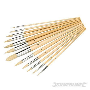 Silverline set 12 pennelli a punta per pittura Prezzo