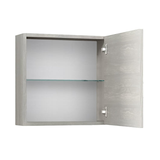 Pensile bagno 45 cm rovere grigio anta reversibile