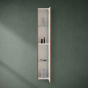 Pensile bagno sospeso cannettato H 150 cm noce canaletto | Bali