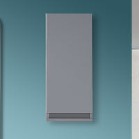 Pensile Sospeso Bagno Salvaspazio H. 69 cm Grigio Opaco con ripiano