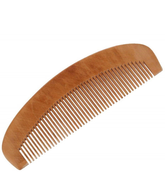 Pettine Capelli Legno M-10 Denti Stretti Spazzola Professionale Parrucchiere         