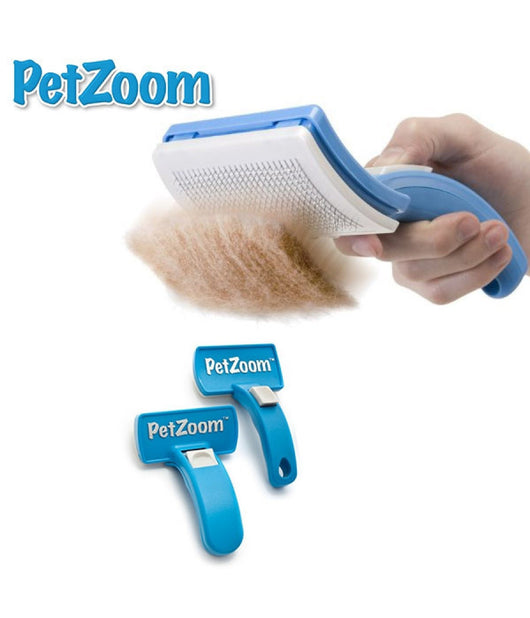 Petzoom Spazzola Autopulente Pettine Sottopelo Per Peli Cane Gatto Pet Zoom         