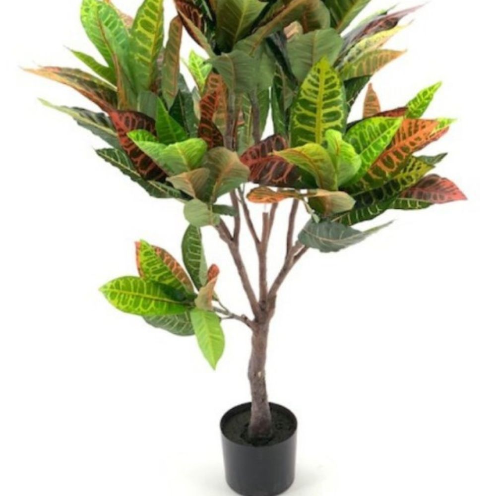 Pianta artificiale Croton 120h 134 foglie