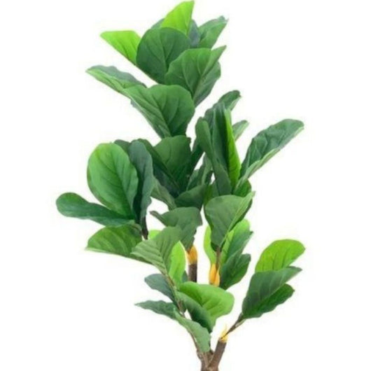 Pianta artificiale Ficus Pandurata 125h 43 foglie con vaso