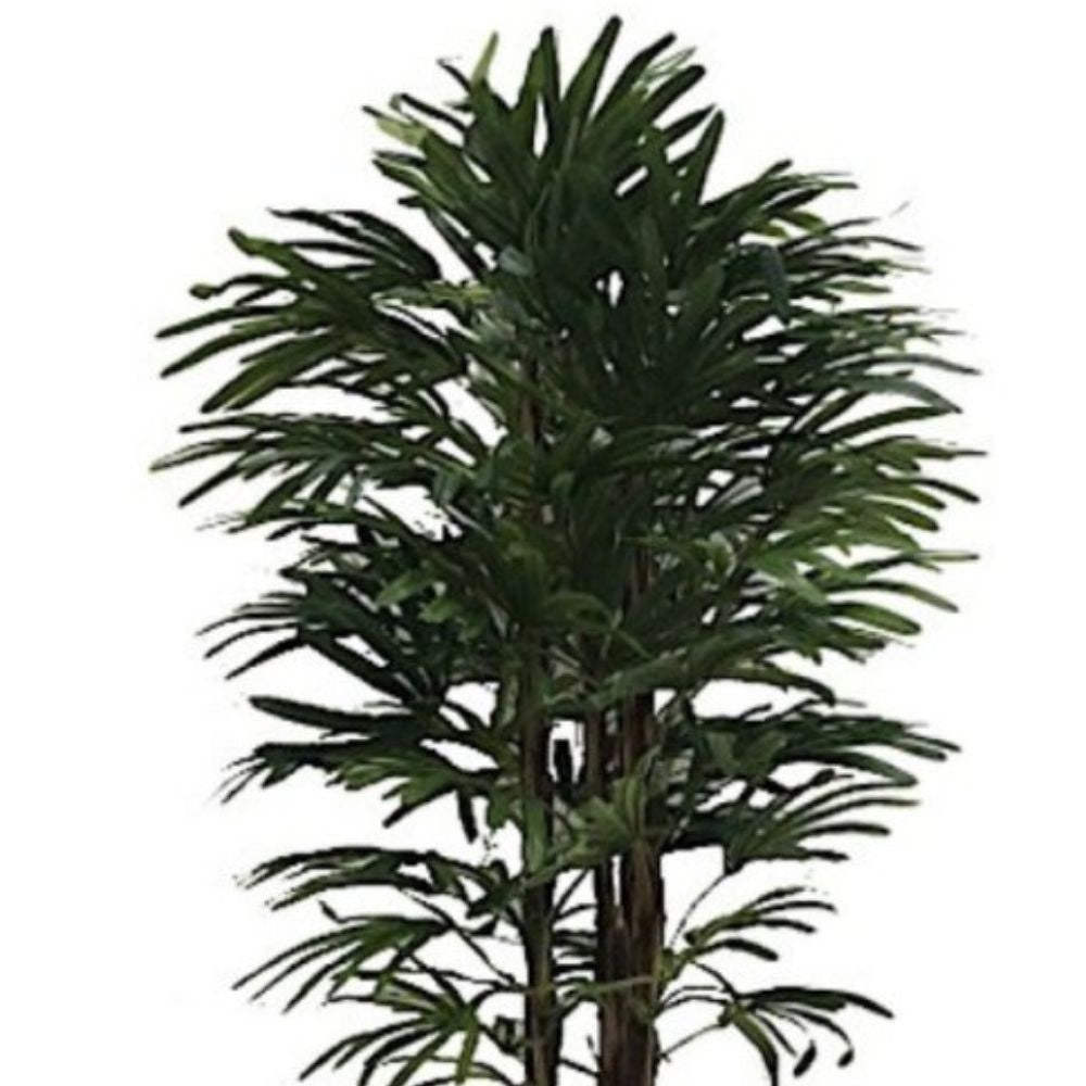 Pianta artificiale Fan Palm 140h 400 foglie con vaso