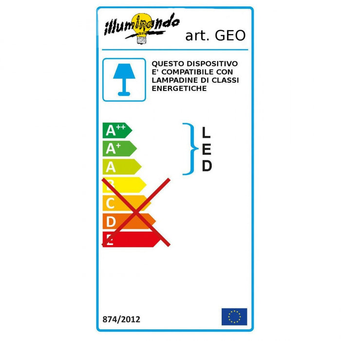 Piantana moderna illuminando geo te c1 led lampada terra metallo bianco grigio sabbia mezza sfera traforata interno e27