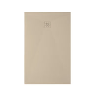 Piatto doccia 70x120 in marmoresina beige Arena completo di kit scarico