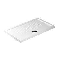 Piatto doccia 72x90 H 6 rettangolare in ceramica bianca con antiscivolo