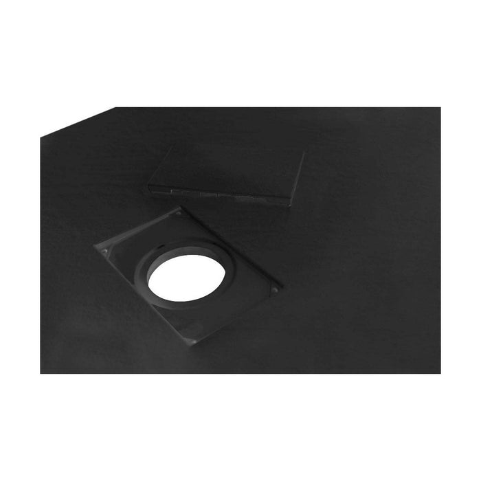 Piatto doccia acrilico antracite effetto pietra ultraslim altezza 2.6cm, dimensioni 90x140