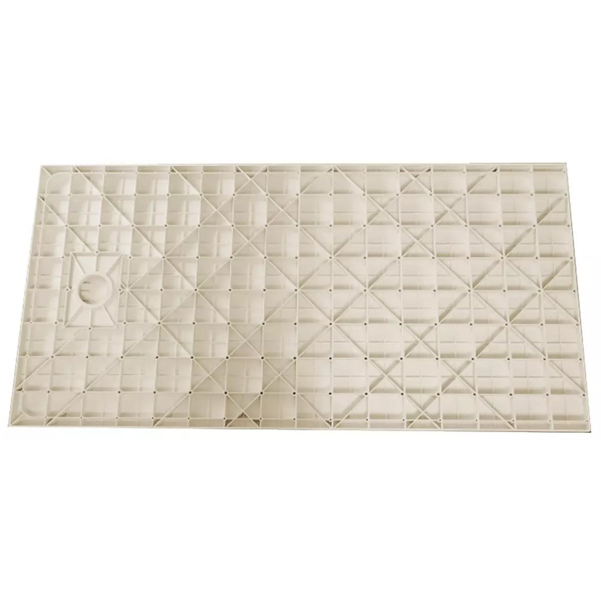 Piatto doccia acrilico beige effetto pietra ultraslim altezza 2,6cm, dimensioni 90x140