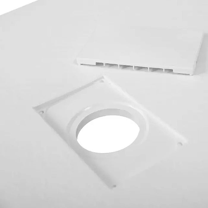 Piatto doccia acrilico bianco effetto pietra ultraslim altezza 2,6cm, dimensioni 80x140