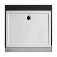 Piatto doccia acrilico rettangolare bianco scarico incluso altezza 5cm, dimensioni 70x140