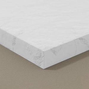 Piatto doccia 80x110 filo pavimento in resina Karen bianco pietra