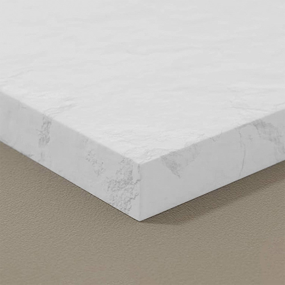 Piatto doccia filo pavimento Karen 100x120 in resina bianco pietra 