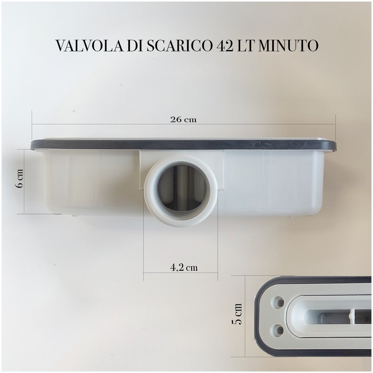 Piatto doccia mineralmarmo effetto pietra antracite venice, dimensioni 80x130