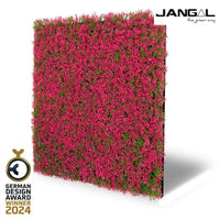 JANGAL Pannelli acustici Modulabili in FLORA sintetica ULTRAREALISTICA 52x52cm mod. PINK