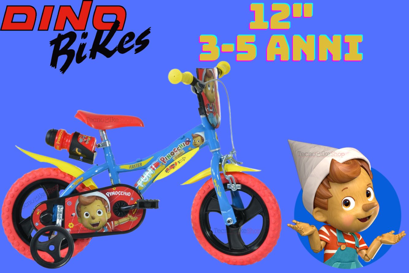 Bicicletta Bambino Dino Bikes PINOCCHIO 12 pollici