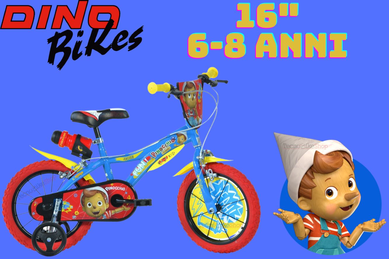 Bicicletta Bambino Dino Bikes PINOCCHIO 16 pollici