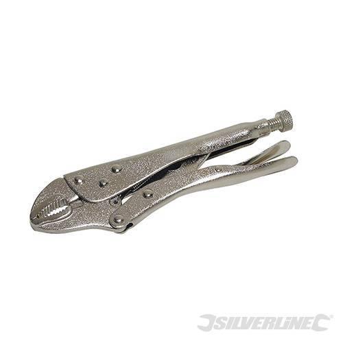 Pinza Silverline autobloccante grip morsetto morsa 220mm in acciaio - Default Title