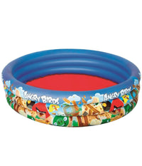 Piscina 3 Anelli Angry Birds 152 X 30 Cm Mare Piscina Gonfiabile 282 Litri         