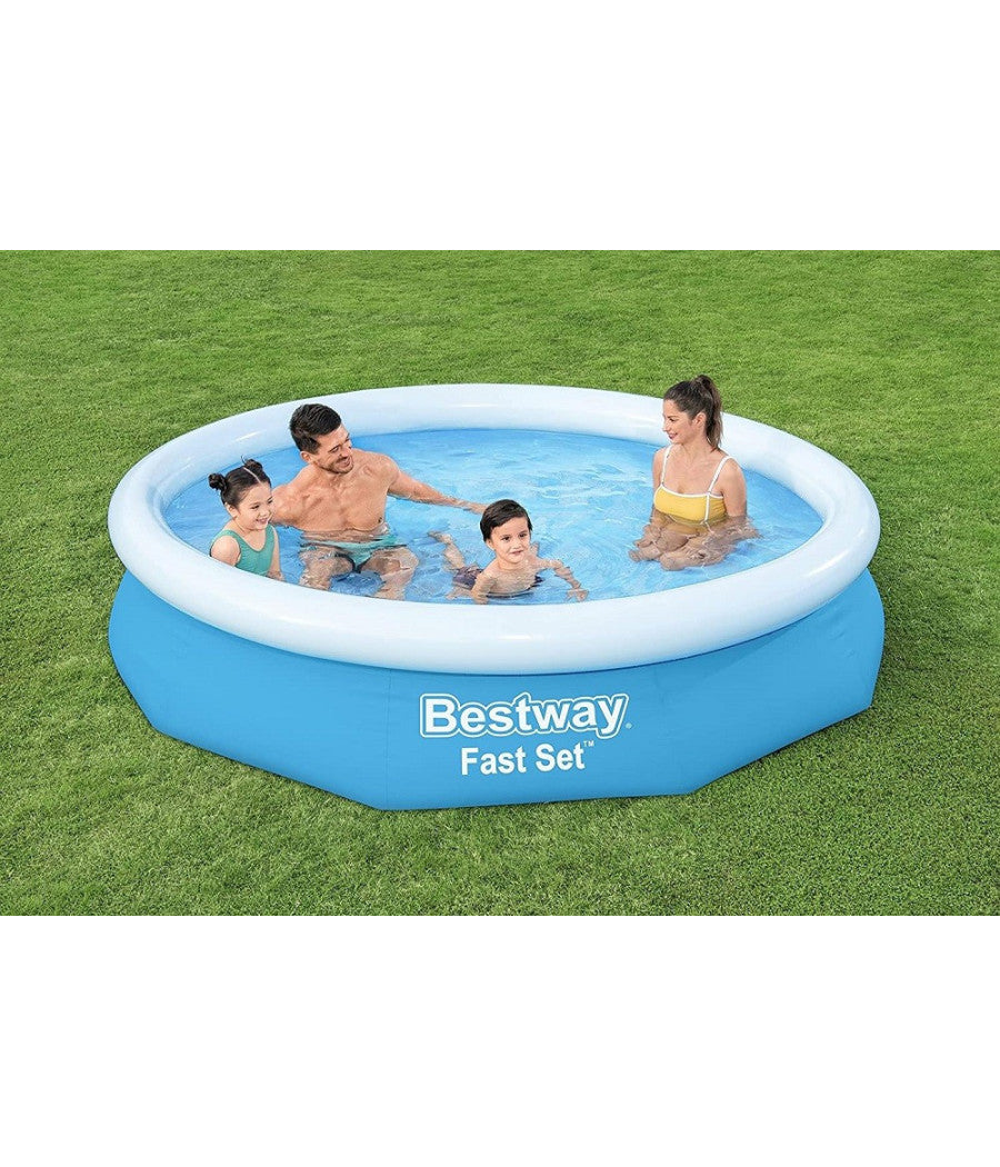 Piscina Fast Set Tonda Fuori Terra Con Anello Gonfiabile 3200lt 305x66 Cm 57456         