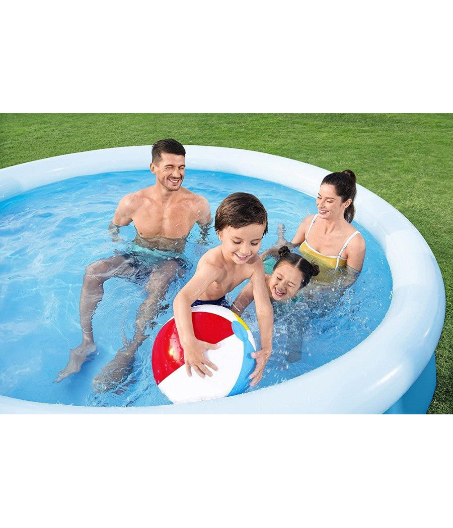 Piscina Fast Set Tonda Fuori Terra Con Anello Gonfiabile 3200lt 305x66 Cm 57456         