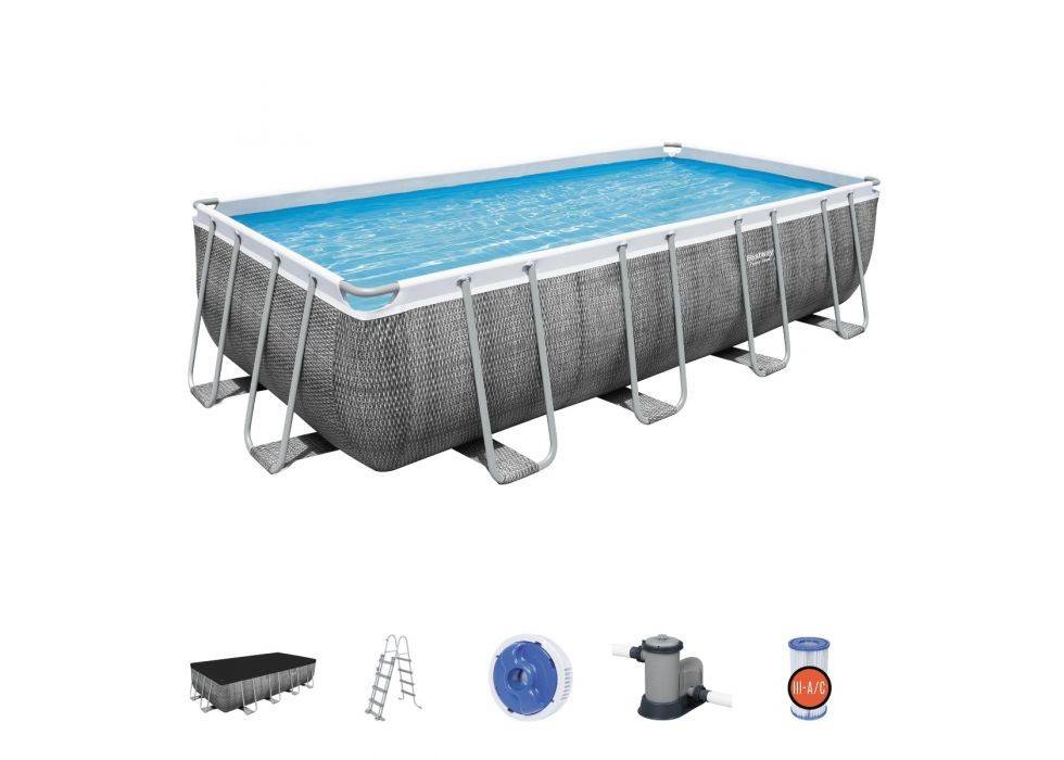 Piscina fuori terra Bestway 56998 Power Steel RATTAN 549 x 274 x 122 cm - Bestway