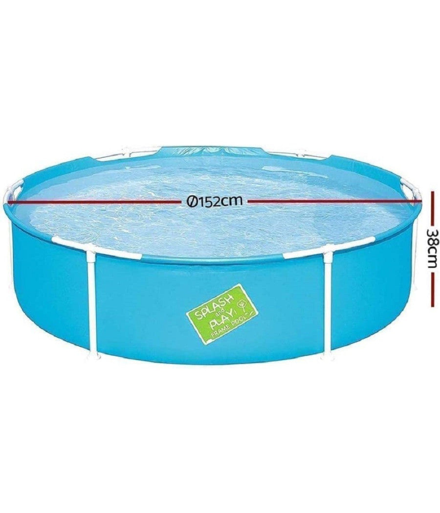 Piscina Fuori Terra Steel Pro Frame Rotonda Da 152x38 Cm 580lt Per Bambini 56283         