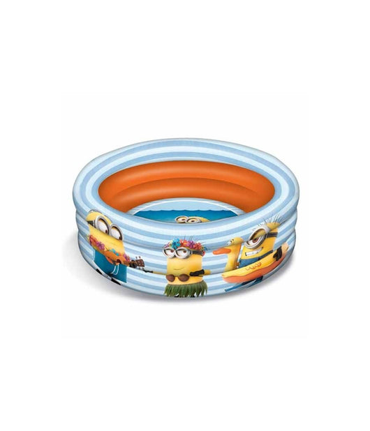 Piscina Gonfiabile Cattivissimo Me Disney Bambini 3 Anelli Diametro 100 Cm         