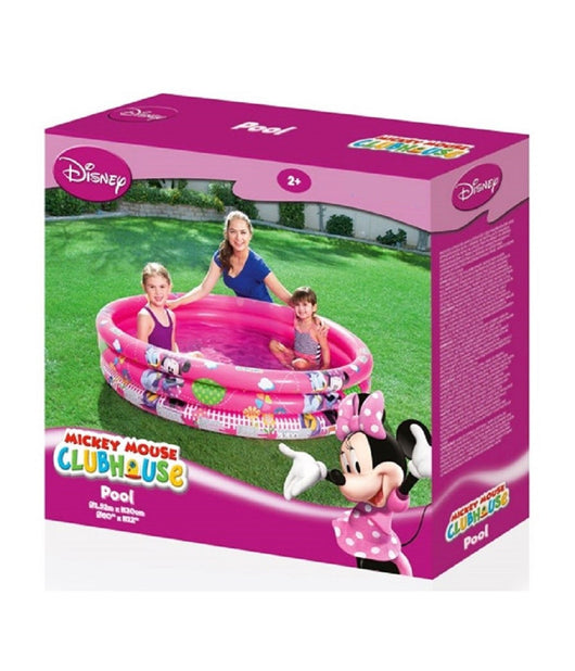 Piscina Gonfiabile Minnie 3 Anelli 152 X 30 Cm Disney Paperina Fuori Terra         