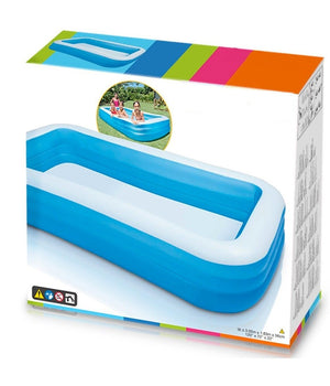 Piscina Gonfiabile Rettangolare 305 X 183 X 56 Cm Giardino Piscina Family         