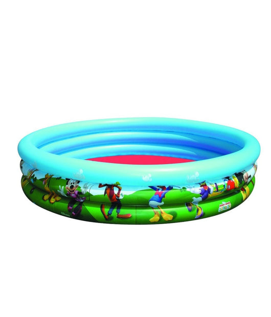 Piscina Gonfiabile Topolino Per Bambini 3 Anelli 122 X 25 Cm Disney Mickey Mouse         