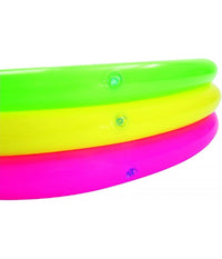 Piscina Summer A 3 Anelli Color Arcobaleno Con Fondo Gonfiabile 102x25 Cm 51104         