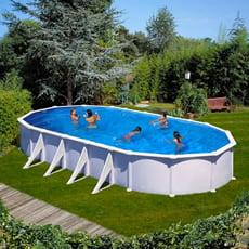 Piscina fuori terra GRE acciaio ovale 1000x550x1,32 ATLANTIS PROV1028