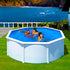 Piscina fuori terra GRE in acciaio Rotonda 350x1,20 FIDJI KIT350ECO