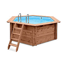 Piscina in legno fuori terra JARDIN 354