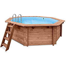 Piscina in legno fuori terra JARDIN 434