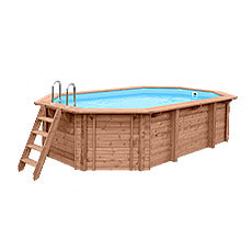 Piscina in legno fuori terra JARDIN 490