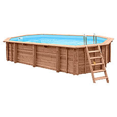 Piscina in legno fuori terra JARDIN 727