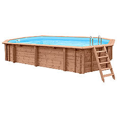 Piscina in legno fuori terra JARDIN 814