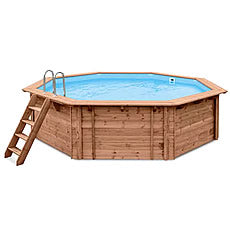 Piscina in legno fuori terra JARDIN 537 BASE