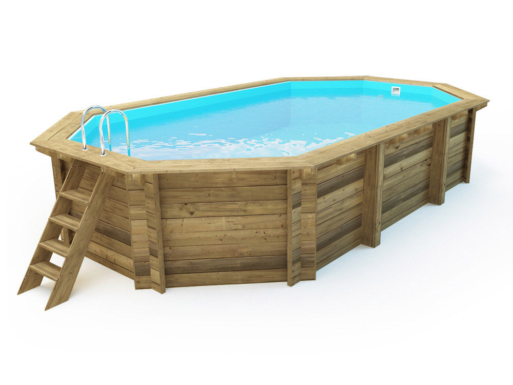 Piscina in legno " Brazilia 130 " 5,86 x 3,86 x 1,30 m