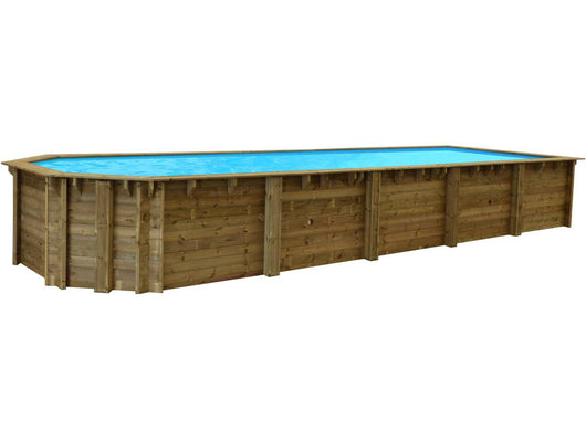 Piscina in legno in kit  Lima  11,03x3,70x1,44 m