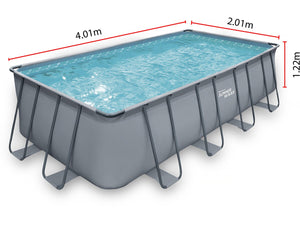 Piscina Fuori Terra LUDO 2 bis 4,01x2,01x1,22 m con pompa filtro a sabbia 2,5,m3 / h