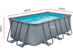 Piscina rettangolare Fuori Terra 4x2x1 m LUDO 1 Senza filtrazione