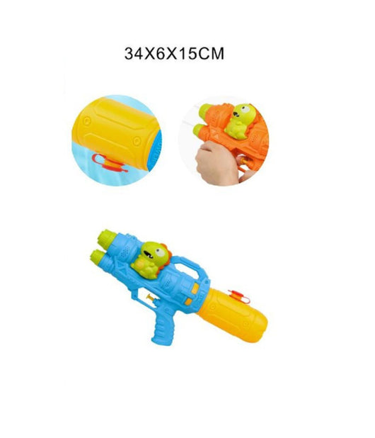 Pistola Ad Acqua Con Serbatoio Dinosauro 34x6x15cm Gioco Bambini Mare Ass 605447         