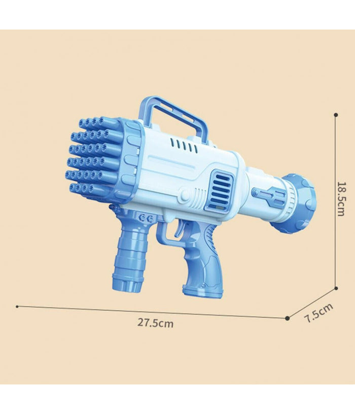 Pistola Fucile Spara Bolle Di Sapone Sparabolle + 2 Ricariche Giocattolo Bambini         