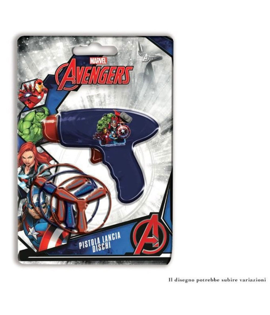 Pistola Lancia Dischi Lancia Eliche Avengers Supereroi Giocattolo Per Bambini         